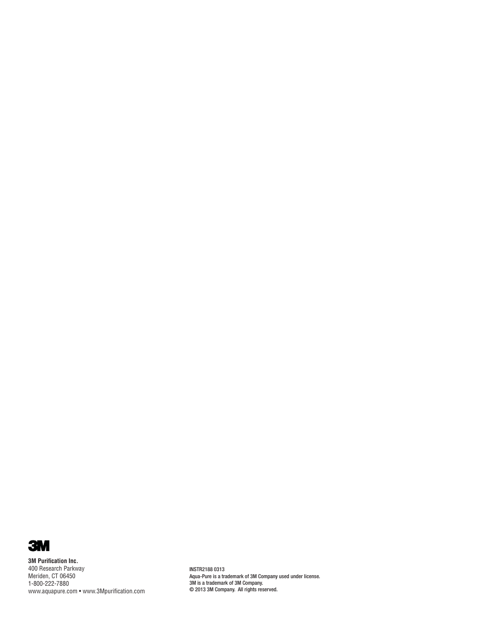 Aqua-Pure APIF100 User Manual | Page 36 / 36