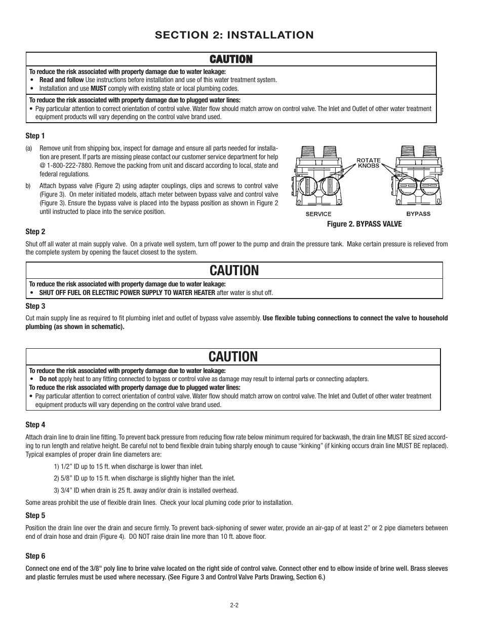 Caution | Aqua-Pure NWS200 User Manual | Page 10 / 24