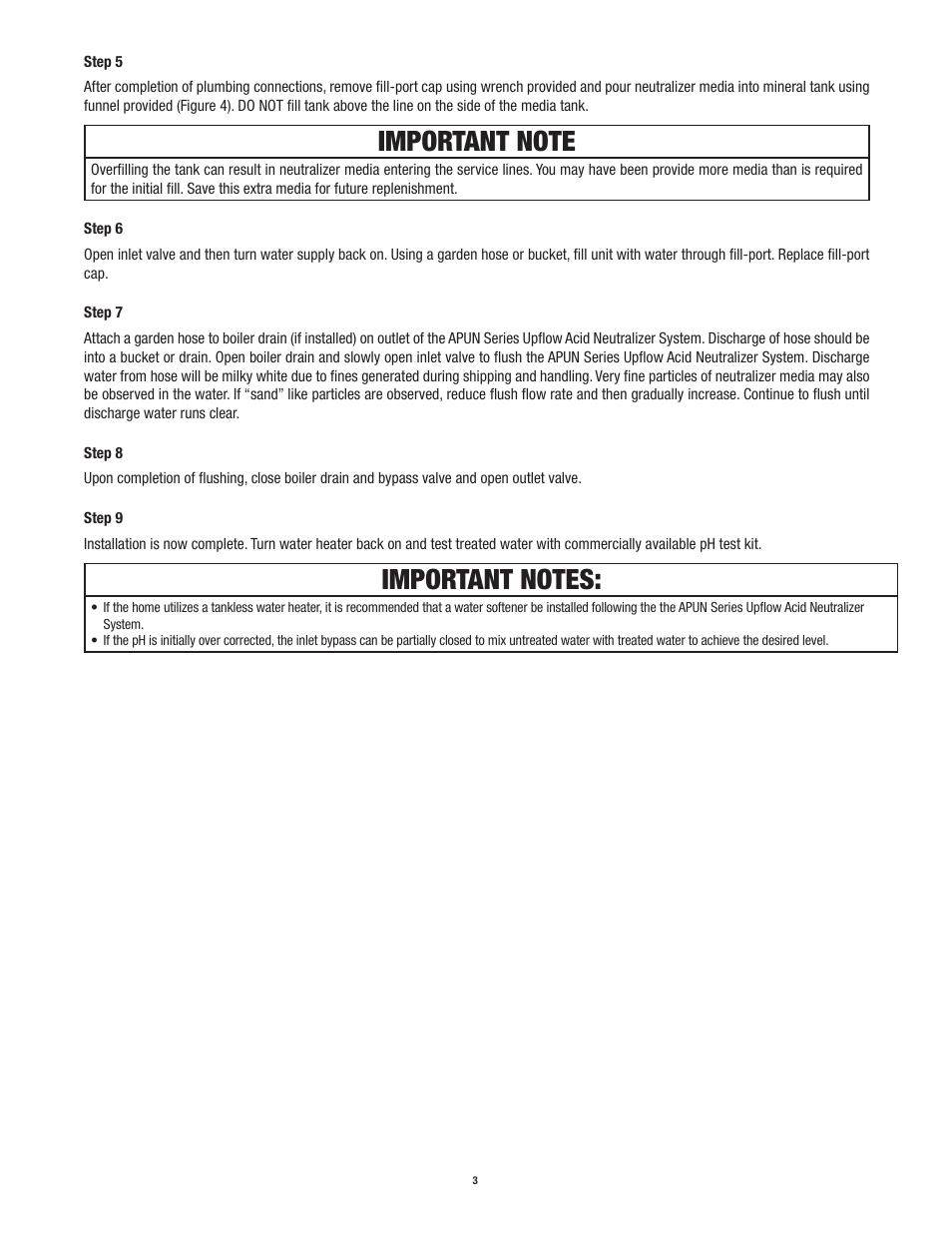 Aqua-Pure APUN101 User Manual | Page 7 / 12