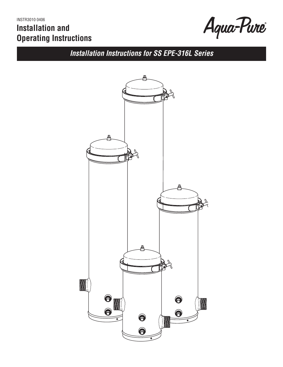 Aqua-Pure SS20 EPE-316L User Manual | 8 pages