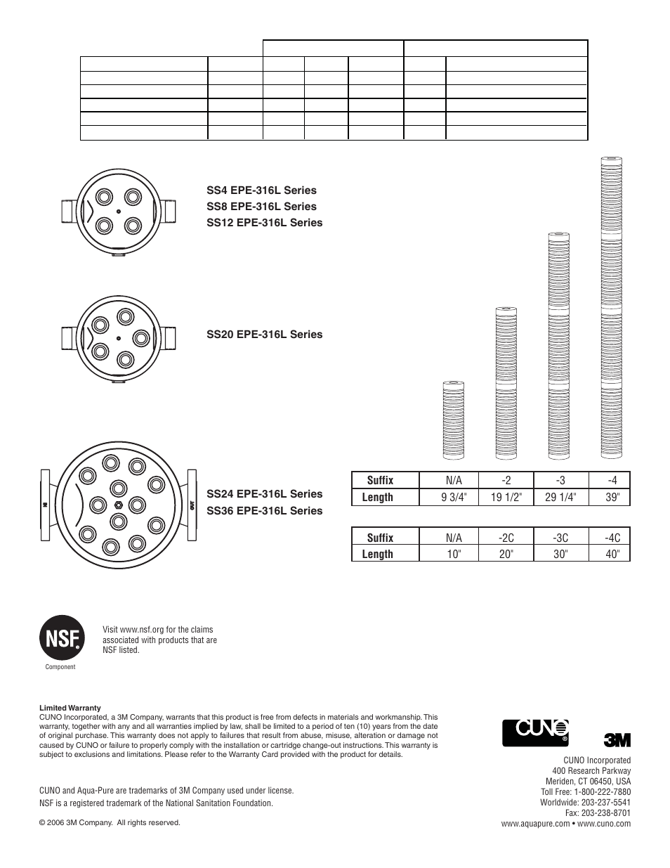 Aqua-Pure SS20 EPE-316L User Manual | Page 8 / 8