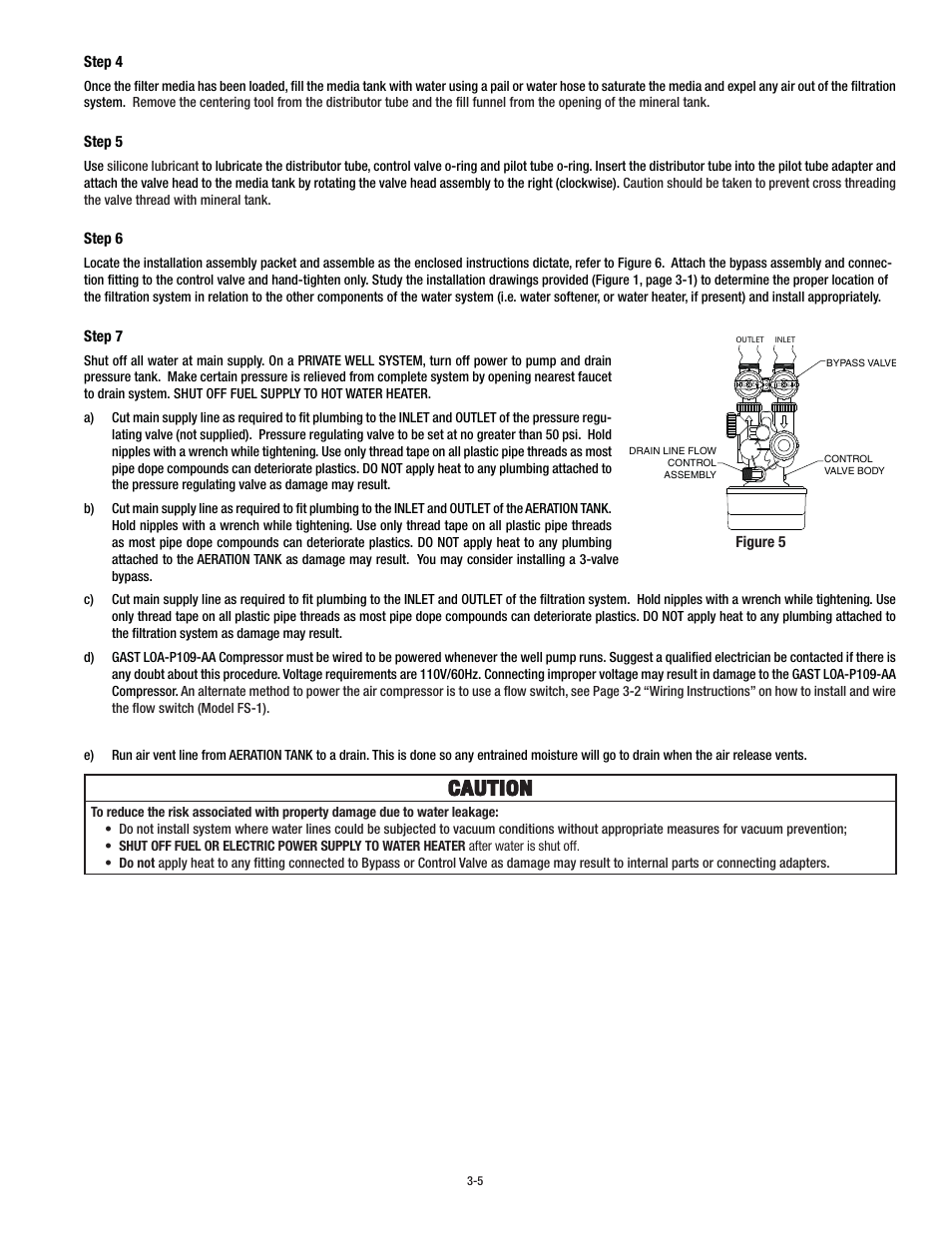 Caution | Aqua-Pure APPM150 User Manual | Page 11 / 32