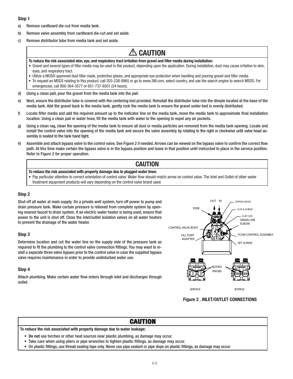 Caution | Aqua-Pure CBW1001 User Manual | Page 9 / 20