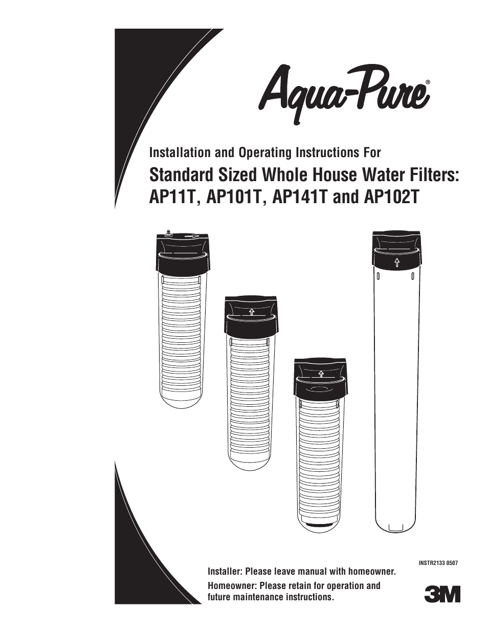 Aqua-Pure AP102T User Manual | 16 pages