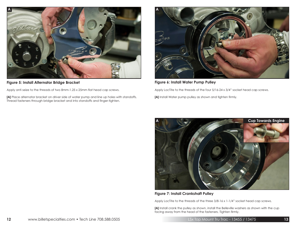 Billet Specialties Tru Trac Serpentine System - LS (Top Mount) User Manual | Page 7 / 11