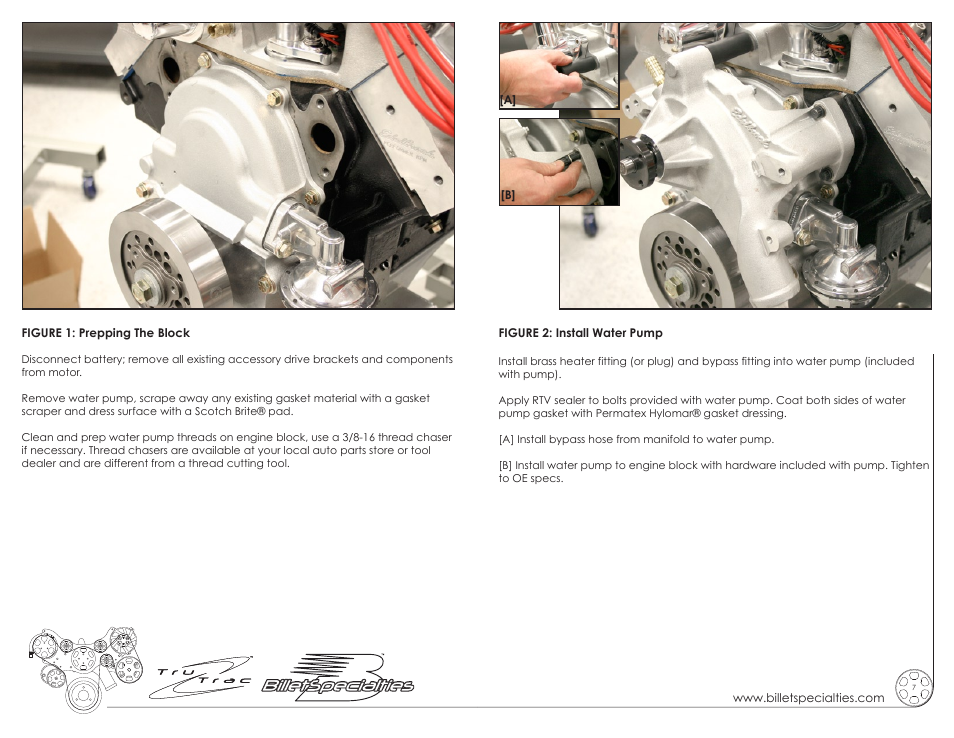 Billet Specialties Premium Tru Trac Serpentine System - FE Ford User Manual | Page 4 / 11