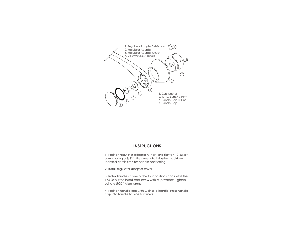 Billet Specialties Window Cranks - Ball Milled Black Anodized User Manual | 1 page