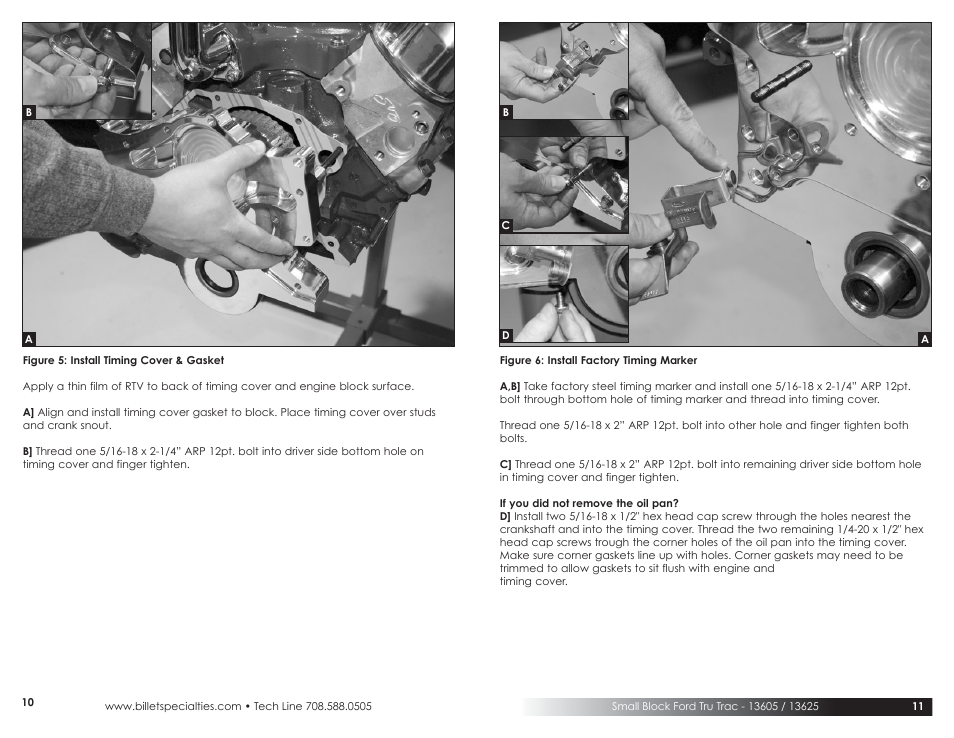 Billet Specialties Tru Trac Serpentine System - Small Block Ford User Manual | Page 6 / 13