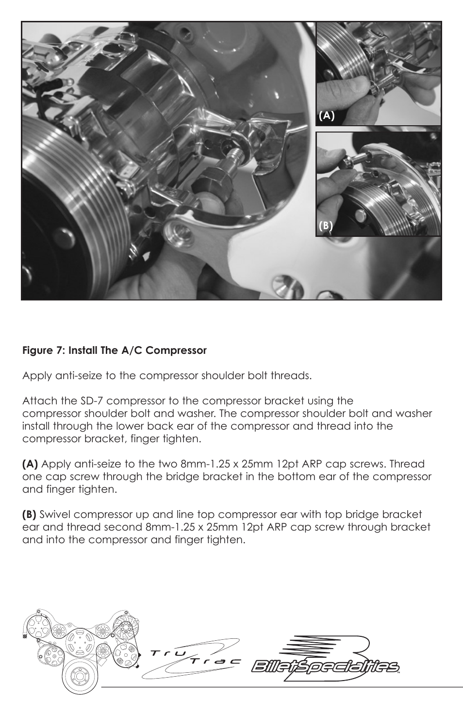Billet Specialties Premium Tru Trac Serpentine System - Big Block Chrysler | HEMI User Manual | Page 12 / 20