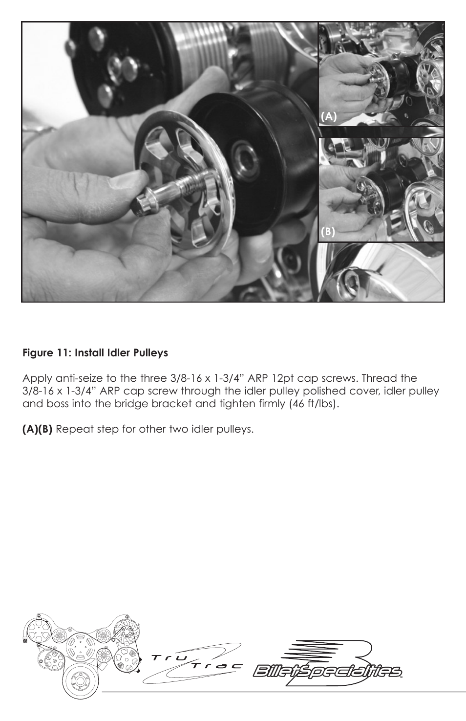 Billet Specialties Premium Tru Trac Serpentine System - Big Block Chrysler | HEMI User Manual | Page 16 / 20