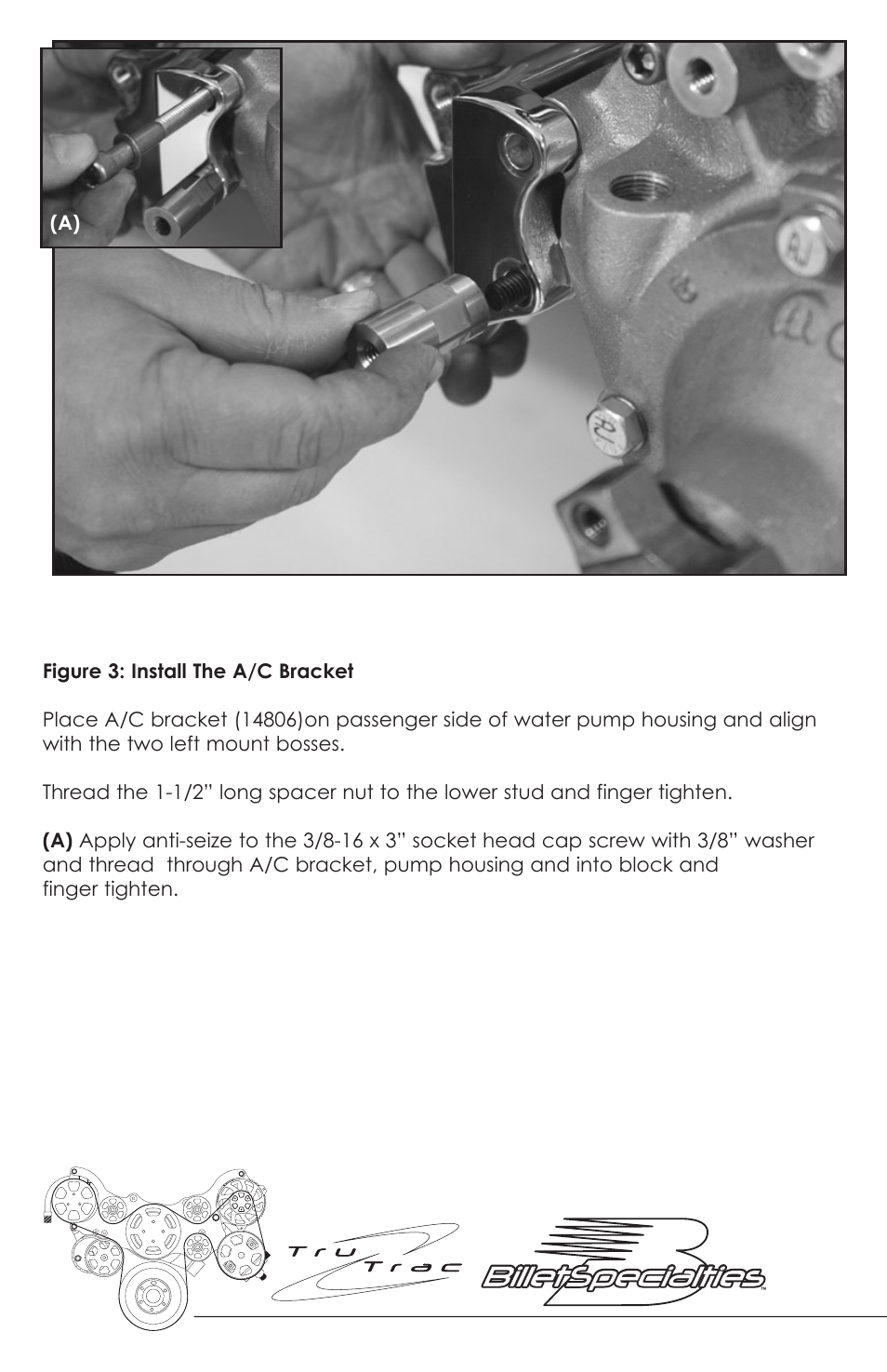 Billet Specialties Premium Tru Trac Serpentine System - Big Block Chrysler | HEMI User Manual | Page 8 / 20