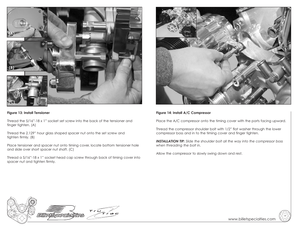 Billet Specialties Premium Tru Trac Serpentine System - Small Block Ford User Manual | Page 10 / 15