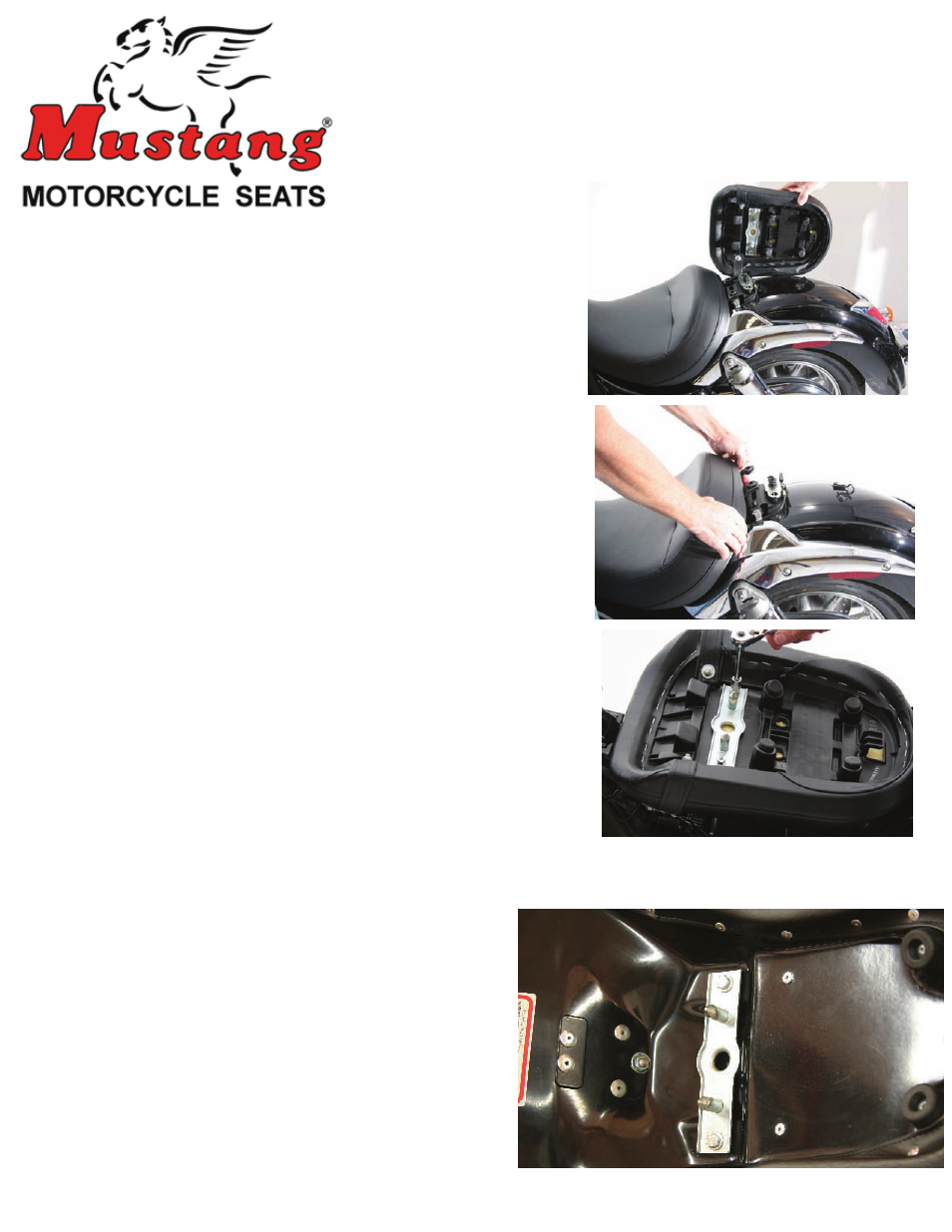 Mustang Motorcycle Seats One-Piece DayTripper Seat Kawasaki Vulcan 1700 Classic User Manual | 2 pages