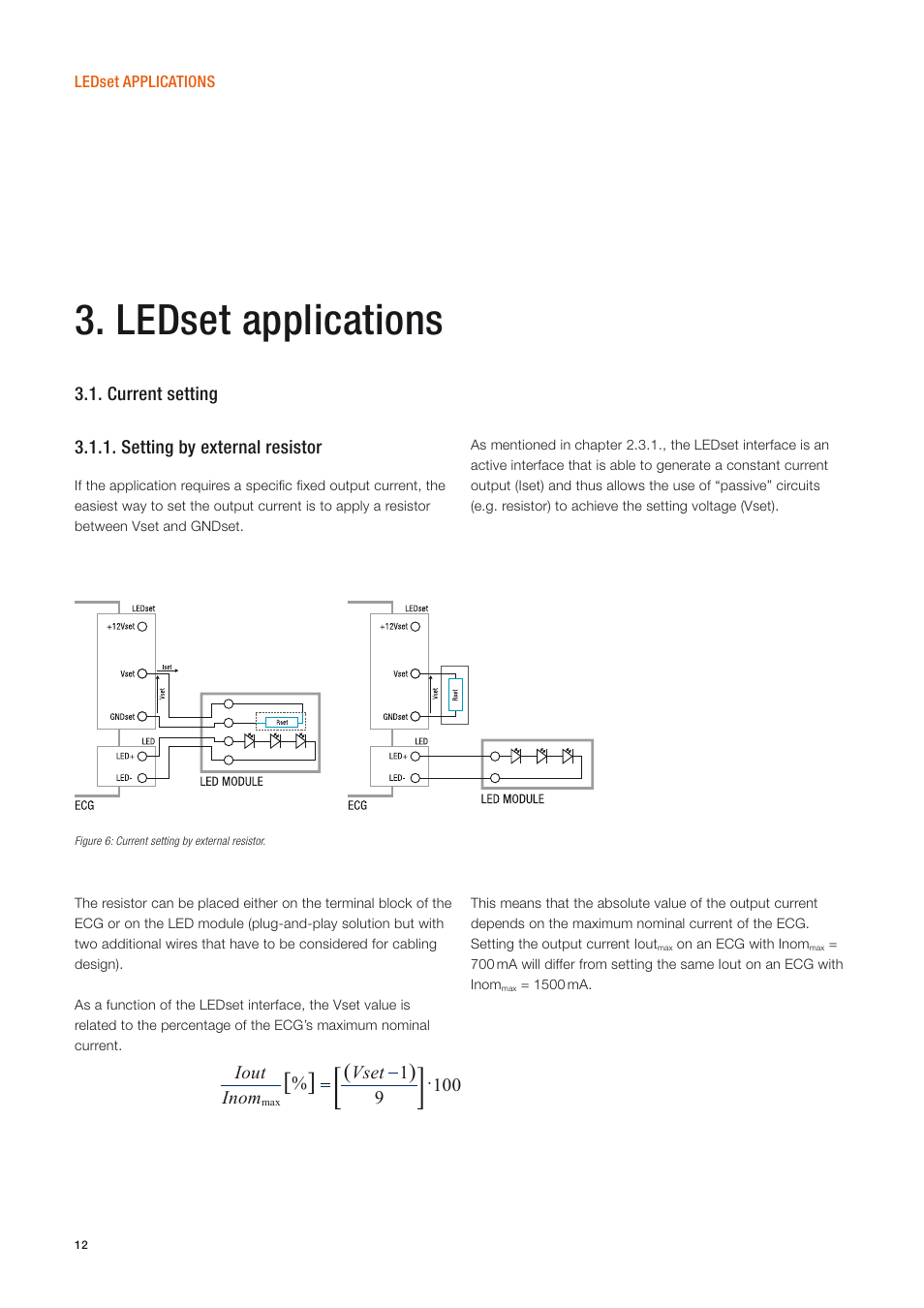 Ledset applications | OSRAM OPTOTRONIC Constant current LED power supplies with 3DIM User Manual | Page 12 / 50