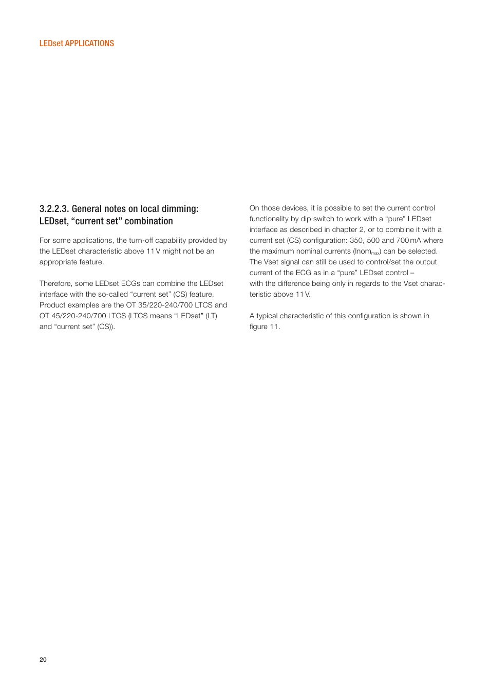 OSRAM OPTOTRONIC Constant current LED power supplies with 3DIM User Manual | Page 20 / 50