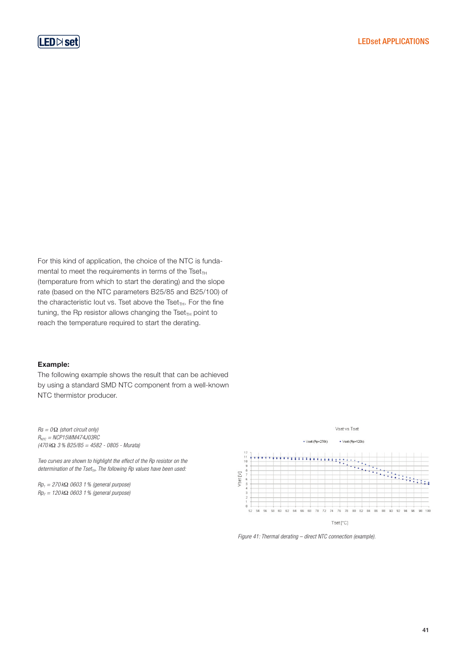 Ledset applications | OSRAM OPTOTRONIC Constant current LED power supplies with 3DIM User Manual | Page 41 / 50