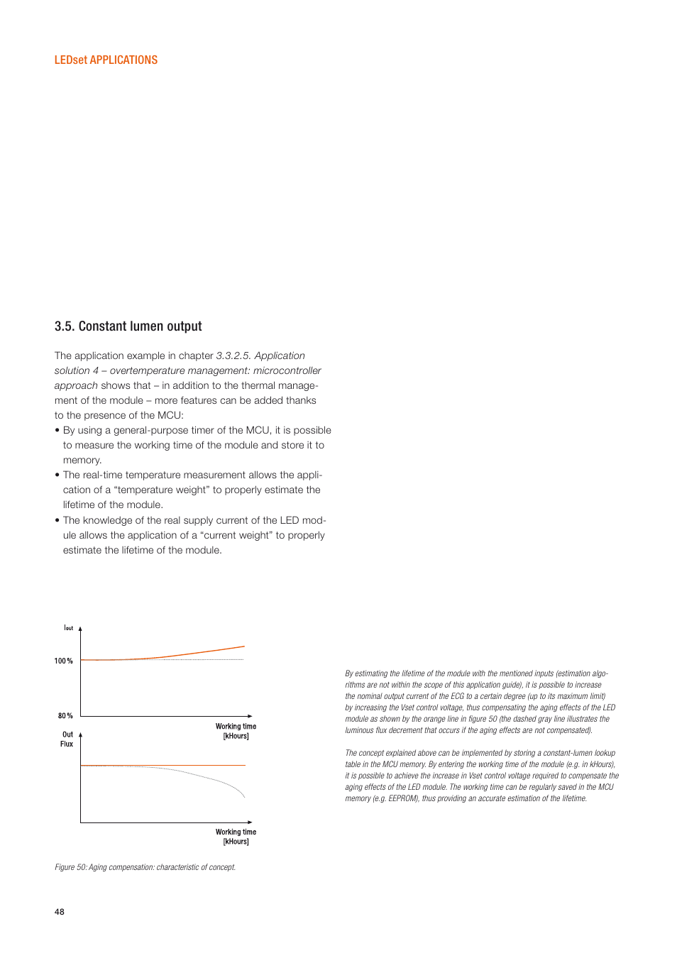 Constant lumen output | OSRAM OPTOTRONIC Constant current LED power supplies with 3DIM User Manual | Page 48 / 50