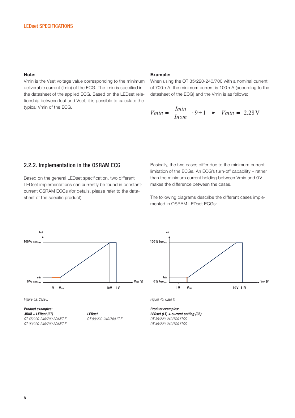 Implementation in the osram ecg | OSRAM OPTOTRONIC Constant current LED power supplies with 3DIM User Manual | Page 8 / 50