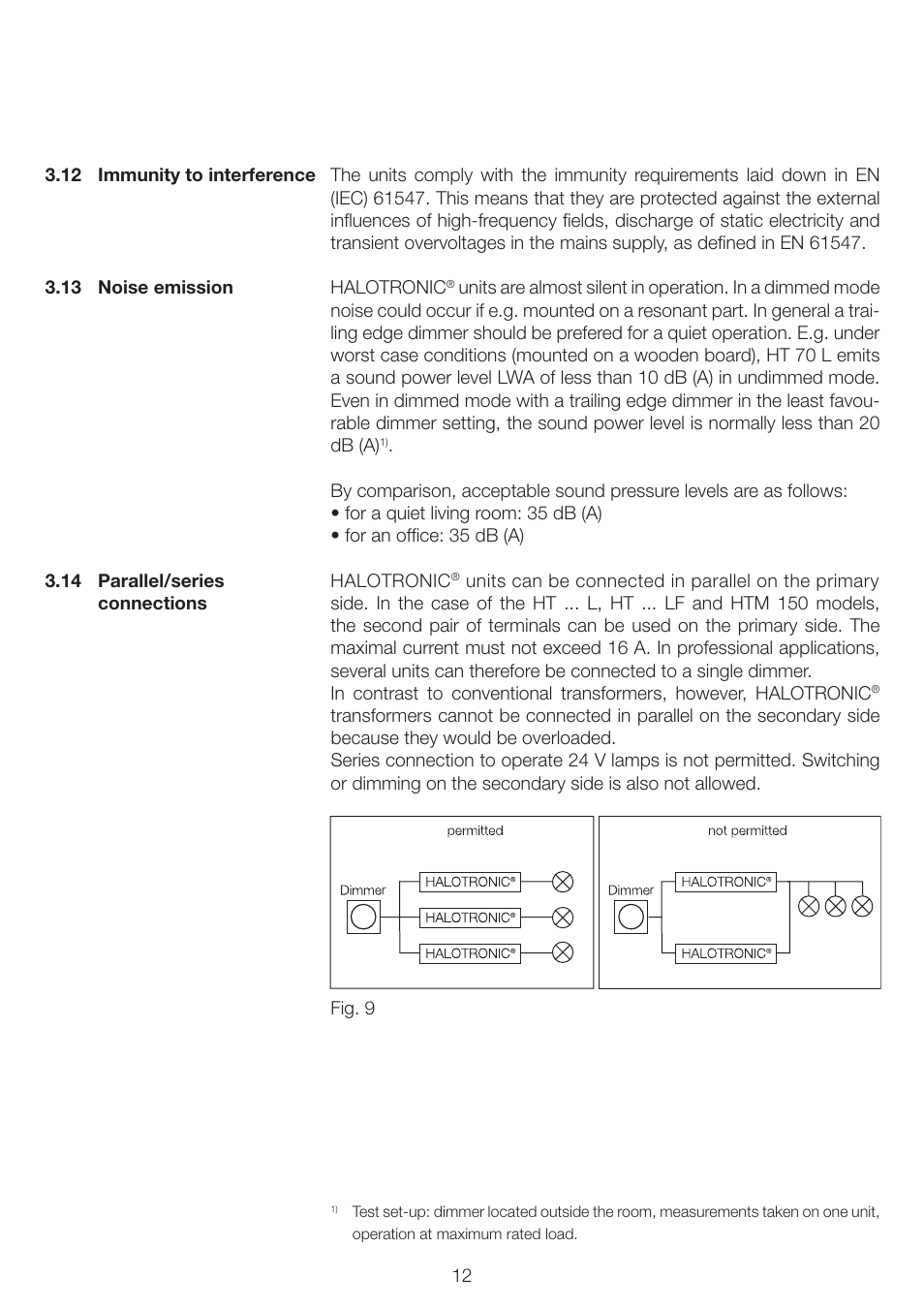 OSRAM HALOTRONIC-PROFESSIONAL HTL User Manual | Page 13 / 25