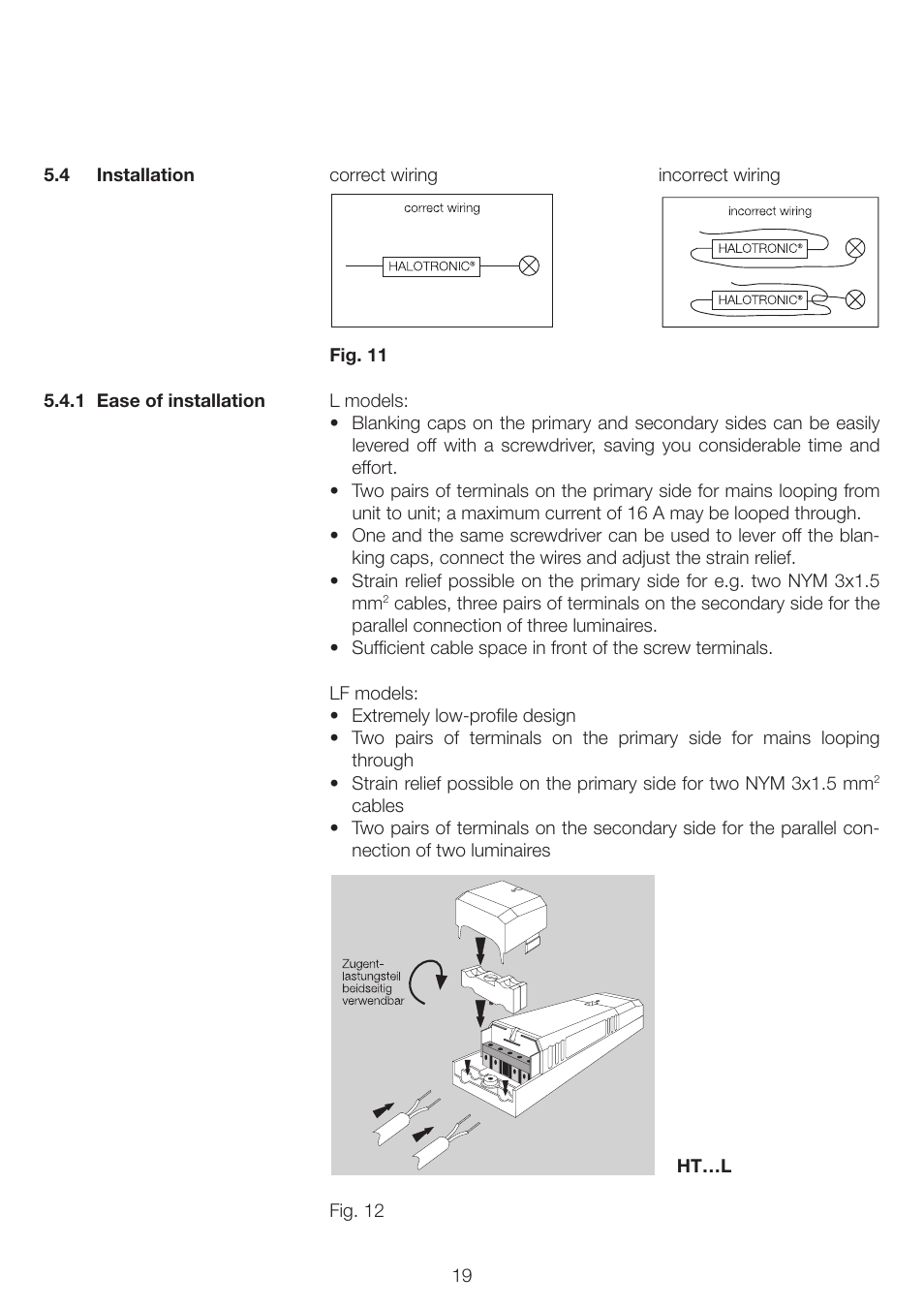 OSRAM HALOTRONIC-PROFESSIONAL HTL User Manual | Page 20 / 25