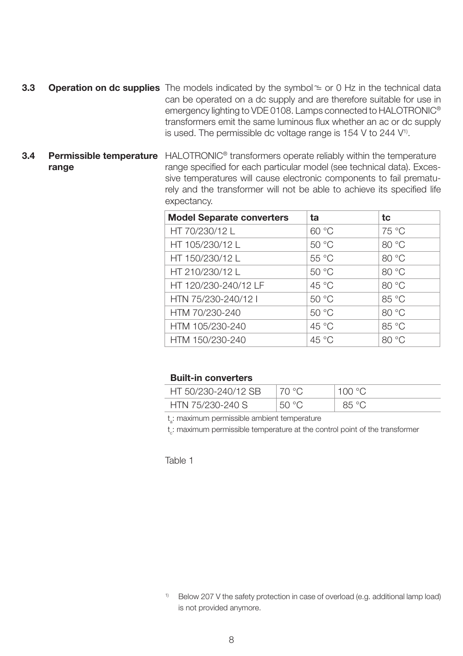 OSRAM HALOTRONIC-PROFESSIONAL HTL User Manual | Page 9 / 25