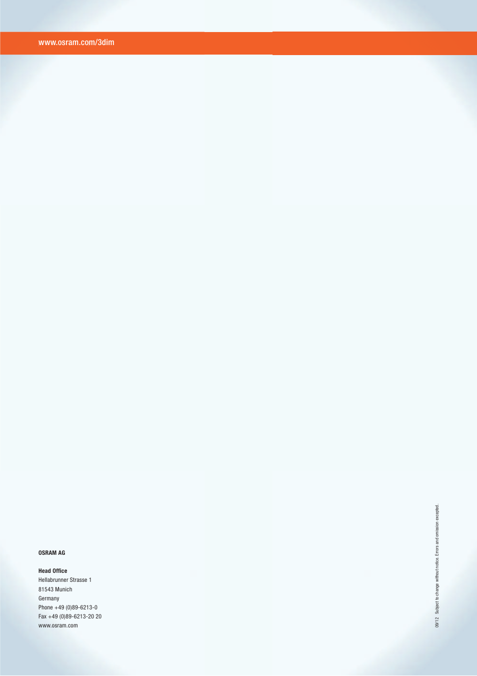 OSRAM OPTOTRONIC Constant current LED power supplies with 3DIM User Manual | Page 24 / 24