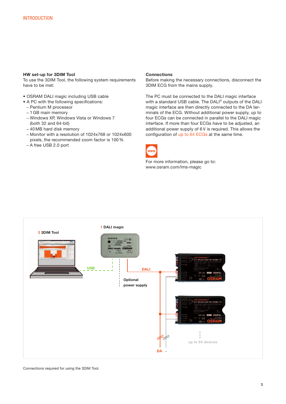 OSRAM OPTOTRONIC Constant current LED power supplies with 3DIM User Manual | Page 3 / 24