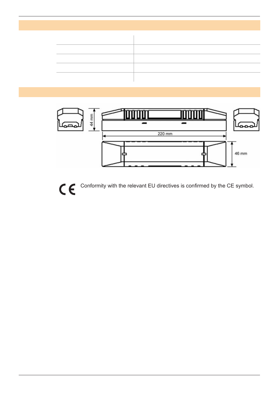 Applicable standards, Dimensions | OSRAM OPTOTRONIC OT EASY 60 II User Manual | Page 18 / 19