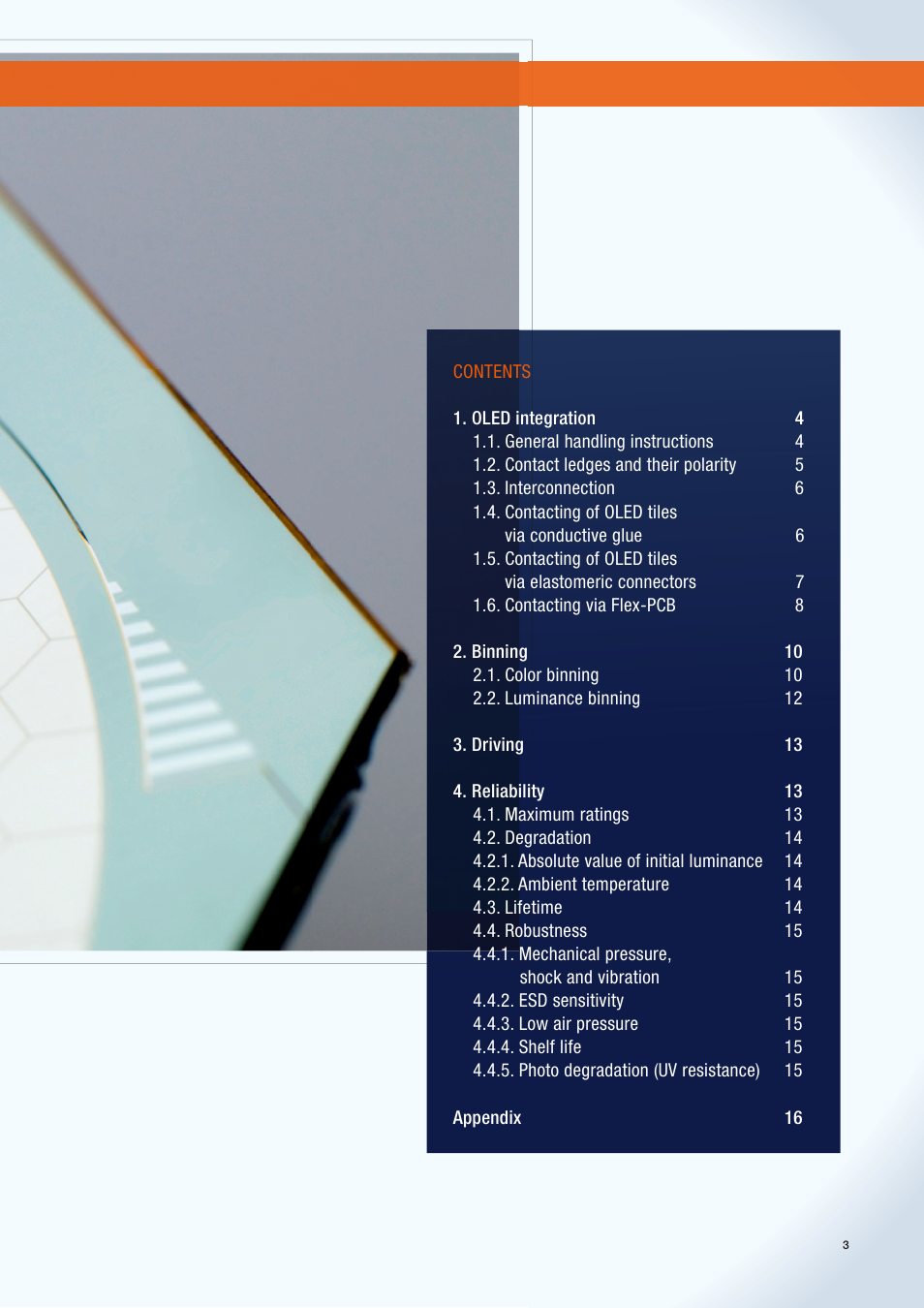 OSRAM ORBEOS Components User Manual | Page 3 / 20