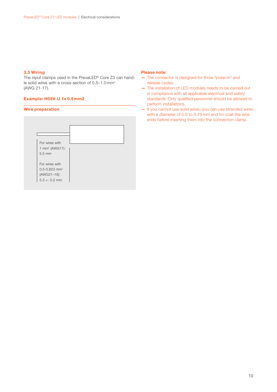 OSRAM PrevaLED Core Z3 User Manual | Page 10 / 20