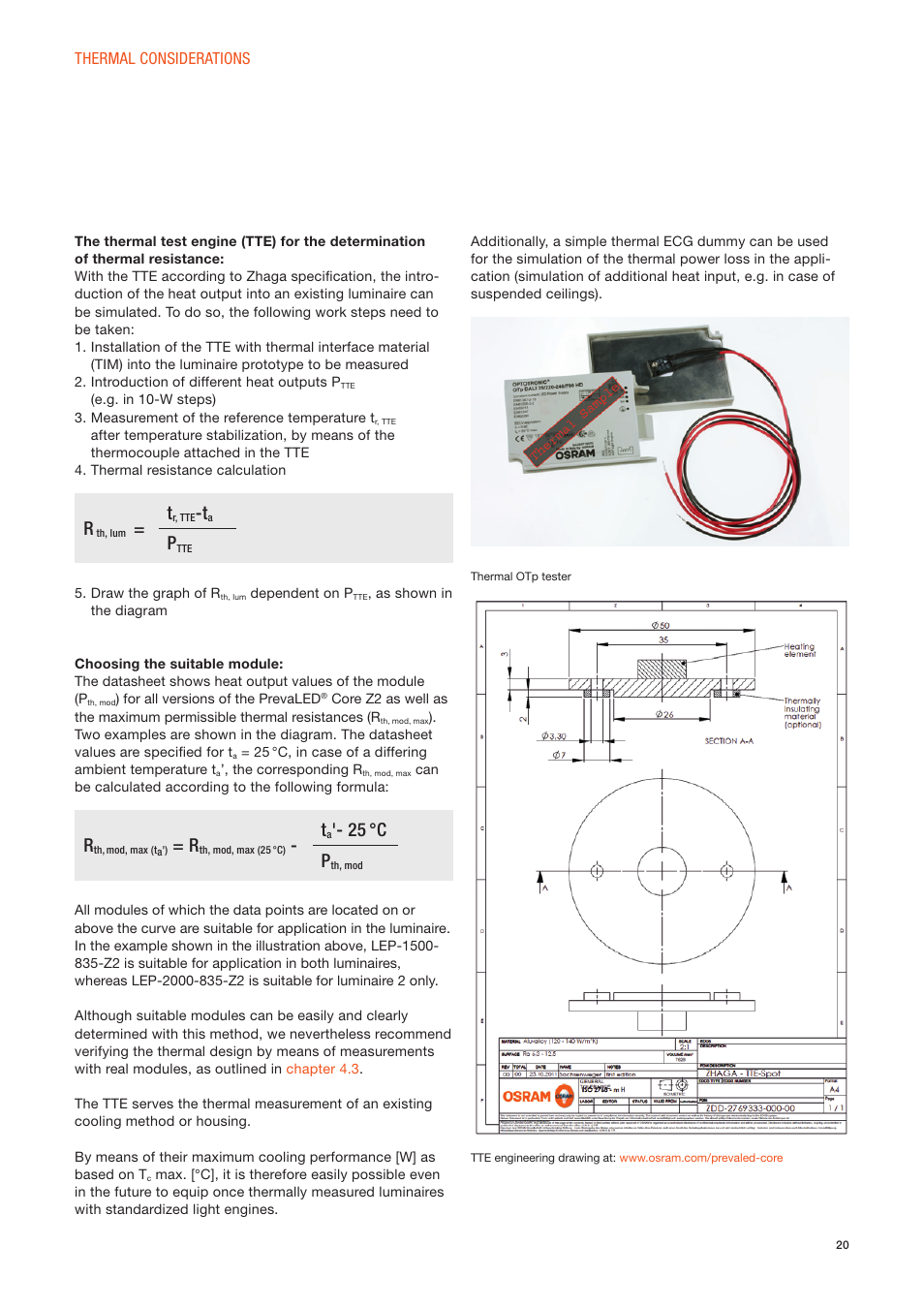 25 °c p | OSRAM PrevaLED Core Z2 User Manual | Page 20 / 27