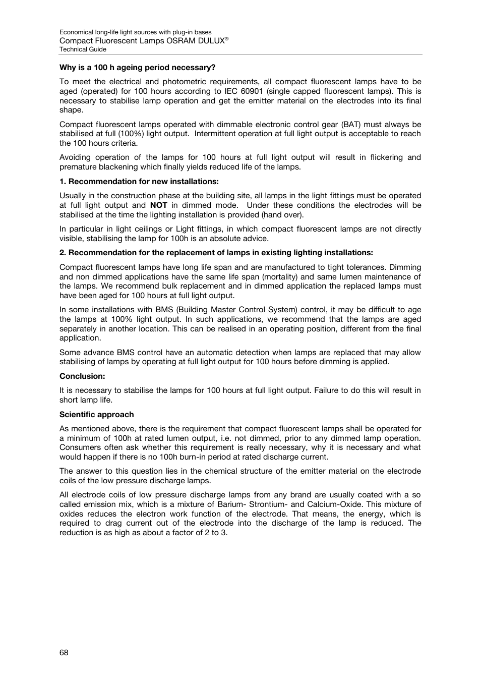 OSRAM DULUX F User Manual | Page 70 / 108