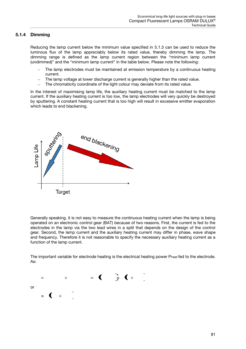 4 dimming, If p | OSRAM DULUX F User Manual | Page 83 / 108