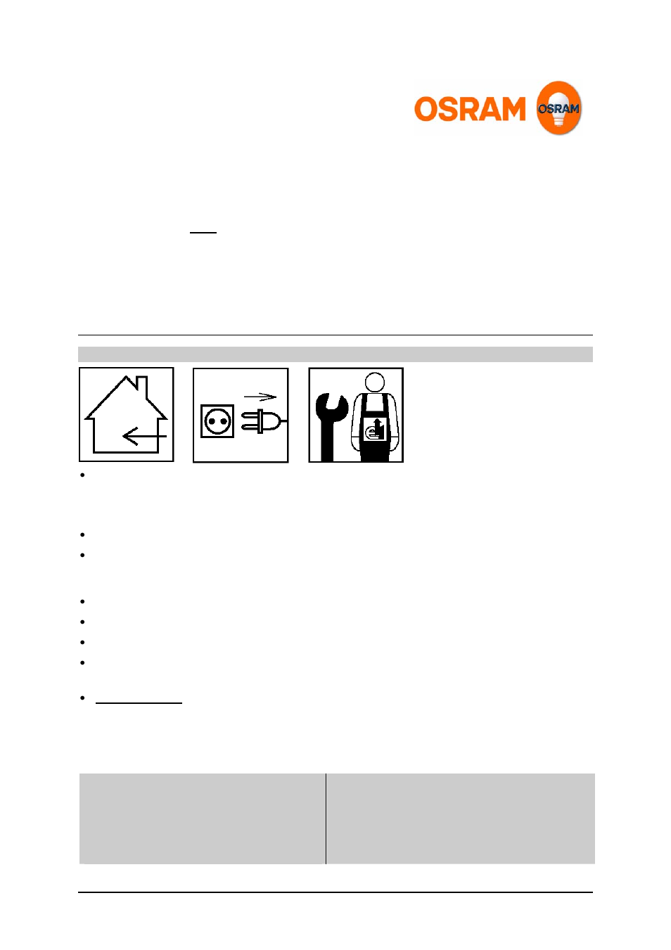 OSRAM Touch DIM PD LI 2P WOS User Manual | 3 pages