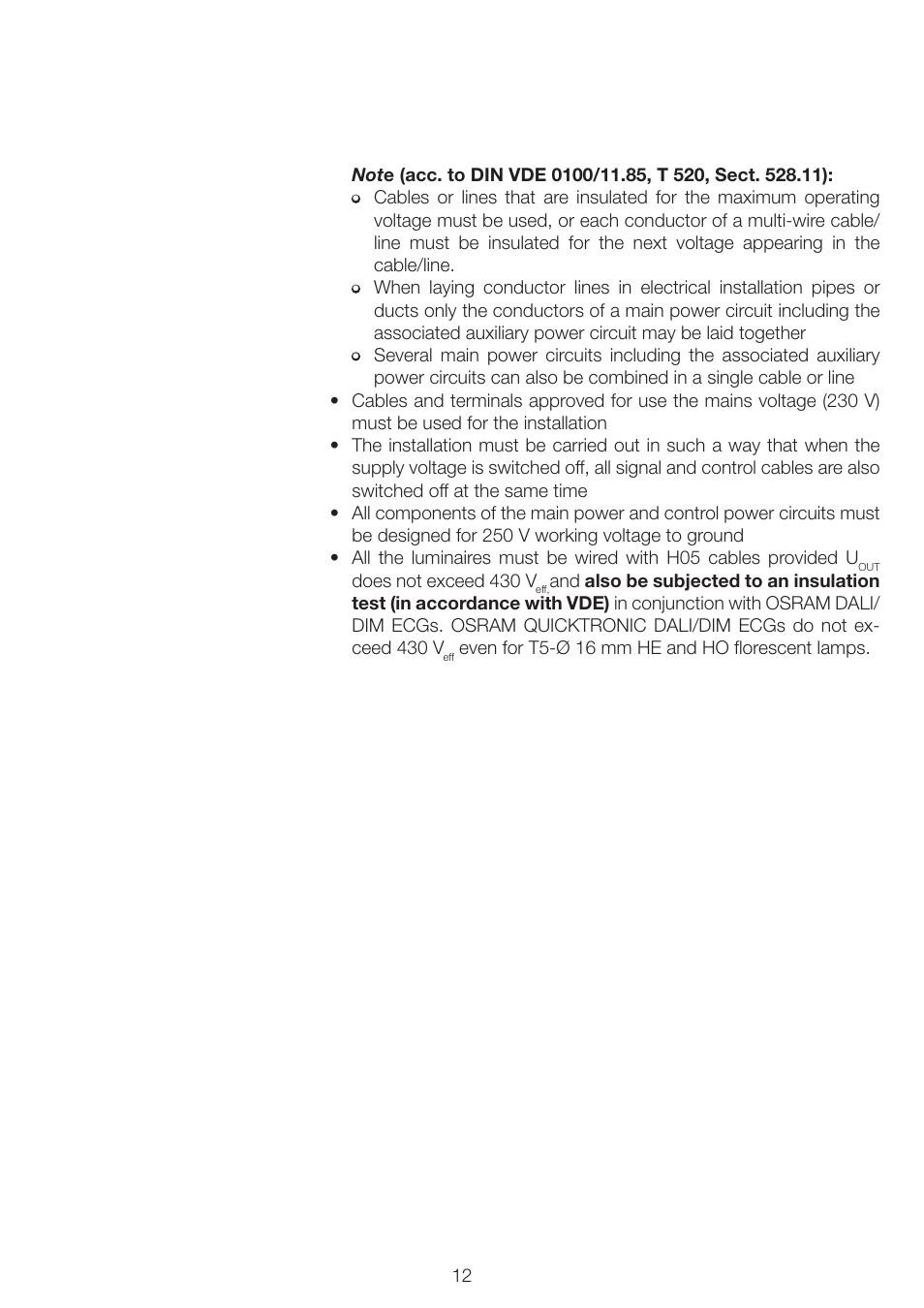 OSRAM QUICKTRONIC INTELLIGENT DIM CFL User Manual | Page 13 / 92
