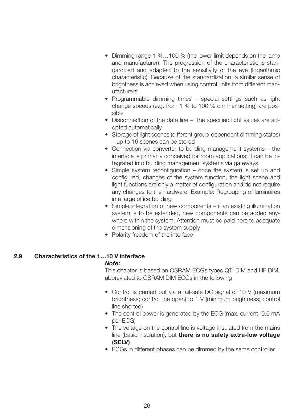 OSRAM QUICKTRONIC INTELLIGENT DIM CFL User Manual | Page 27 / 92