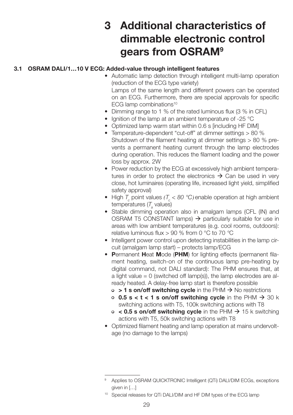 OSRAM QUICKTRONIC INTELLIGENT DIM CFL User Manual | Page 30 / 92