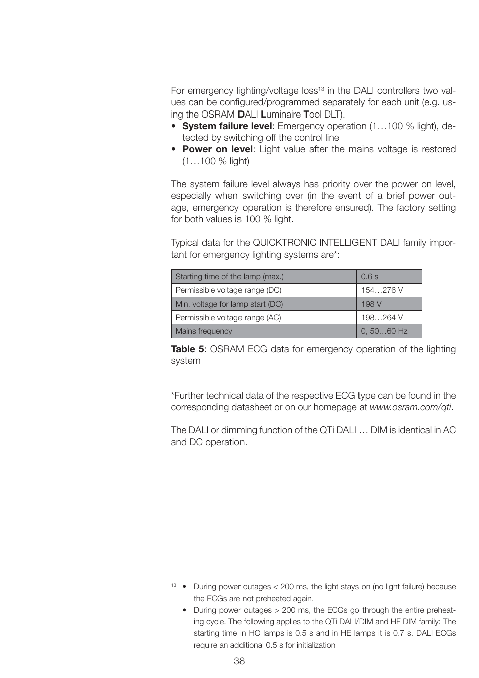 OSRAM QUICKTRONIC INTELLIGENT DIM CFL User Manual | Page 39 / 92