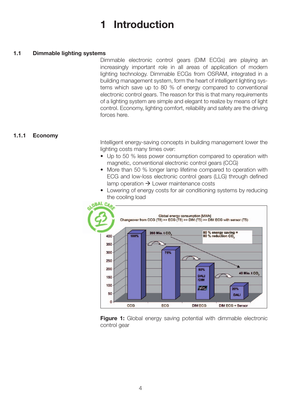 1 introduction | OSRAM QUICKTRONIC INTELLIGENT DIM CFL User Manual | Page 5 / 92