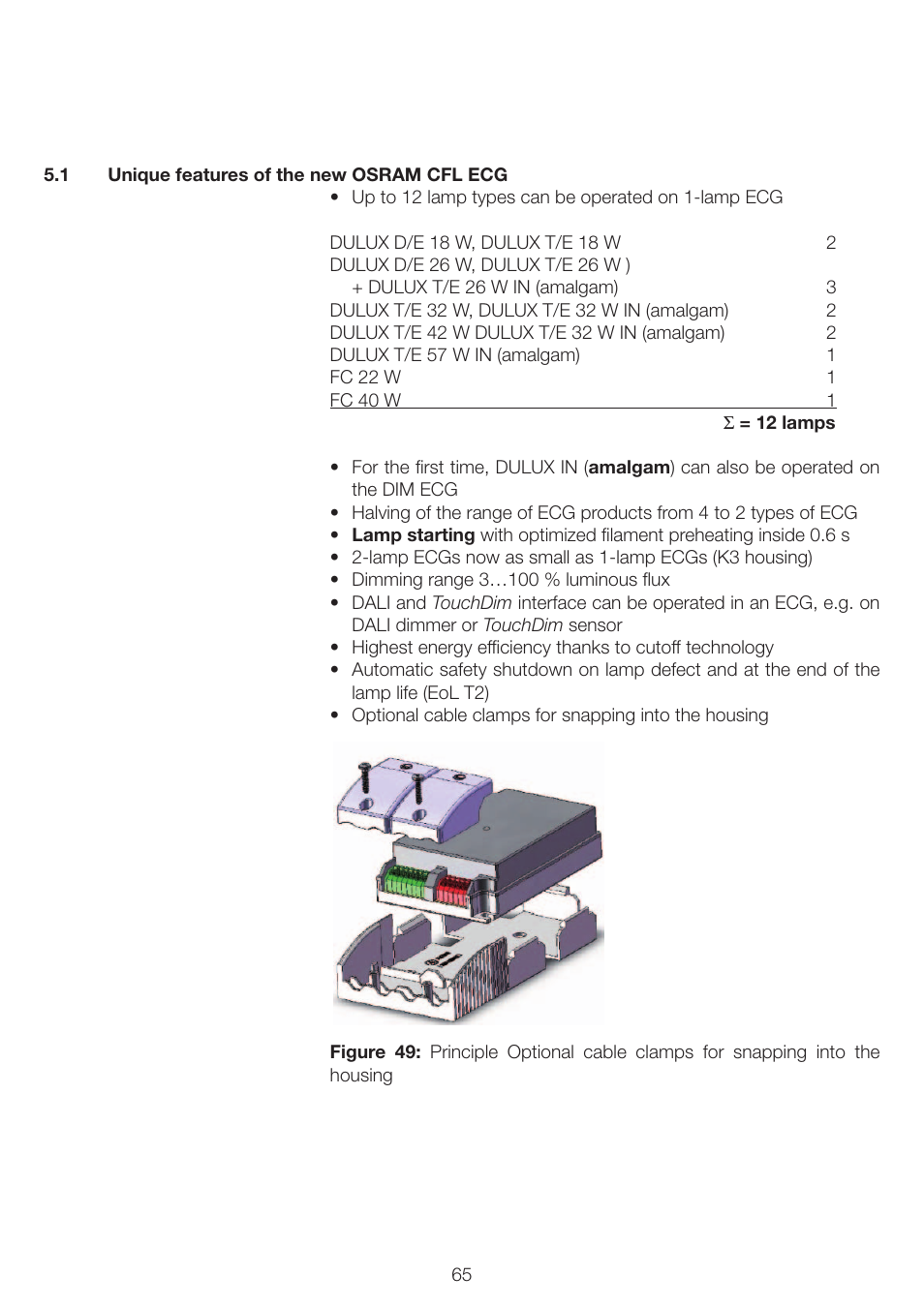OSRAM QUICKTRONIC INTELLIGENT DIM CFL User Manual | Page 66 / 92