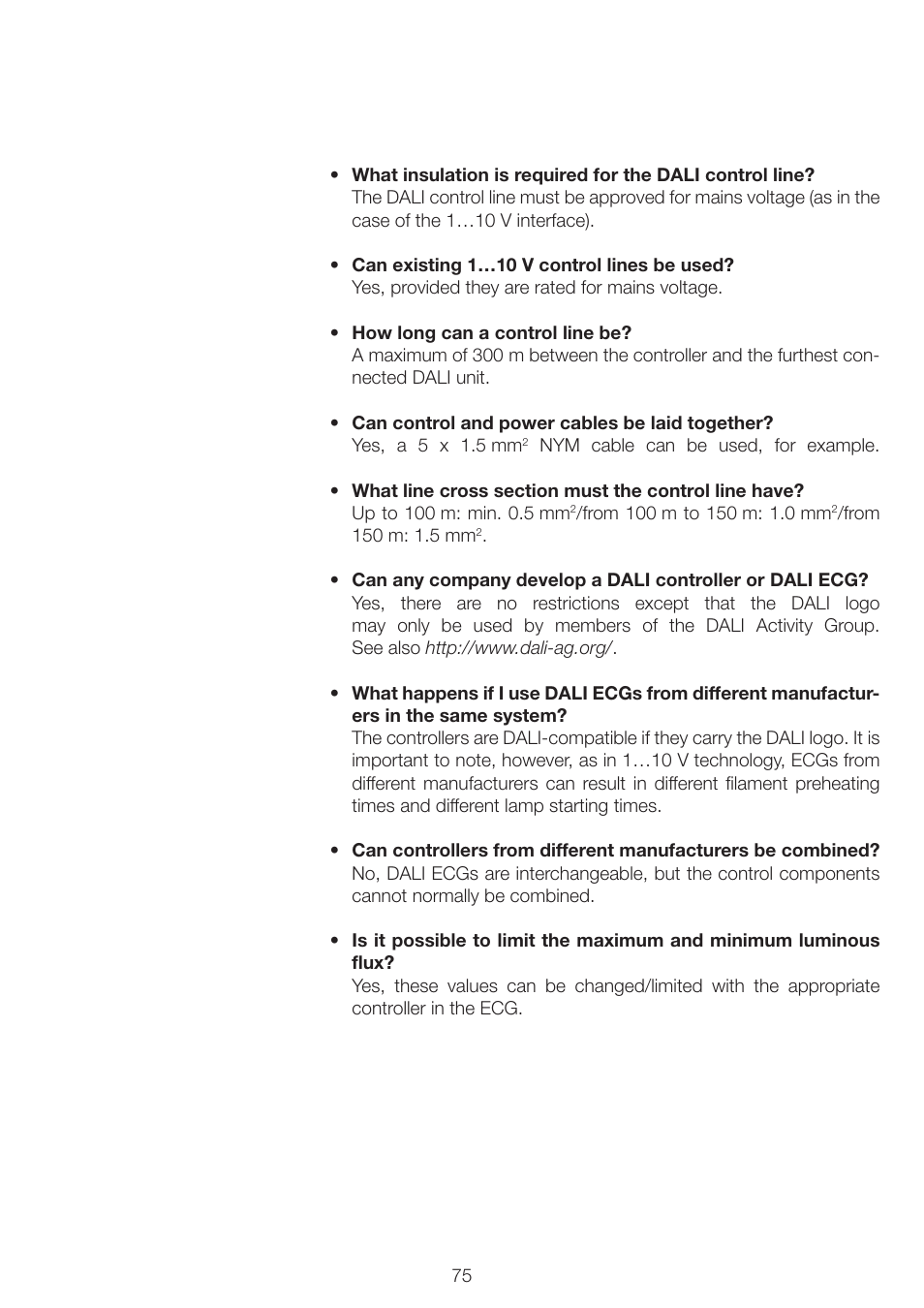 OSRAM QUICKTRONIC INTELLIGENT DIM CFL User Manual | Page 76 / 92