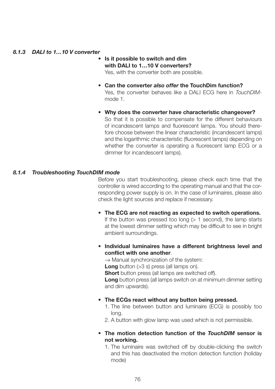 OSRAM QUICKTRONIC INTELLIGENT DIM CFL User Manual | Page 77 / 92