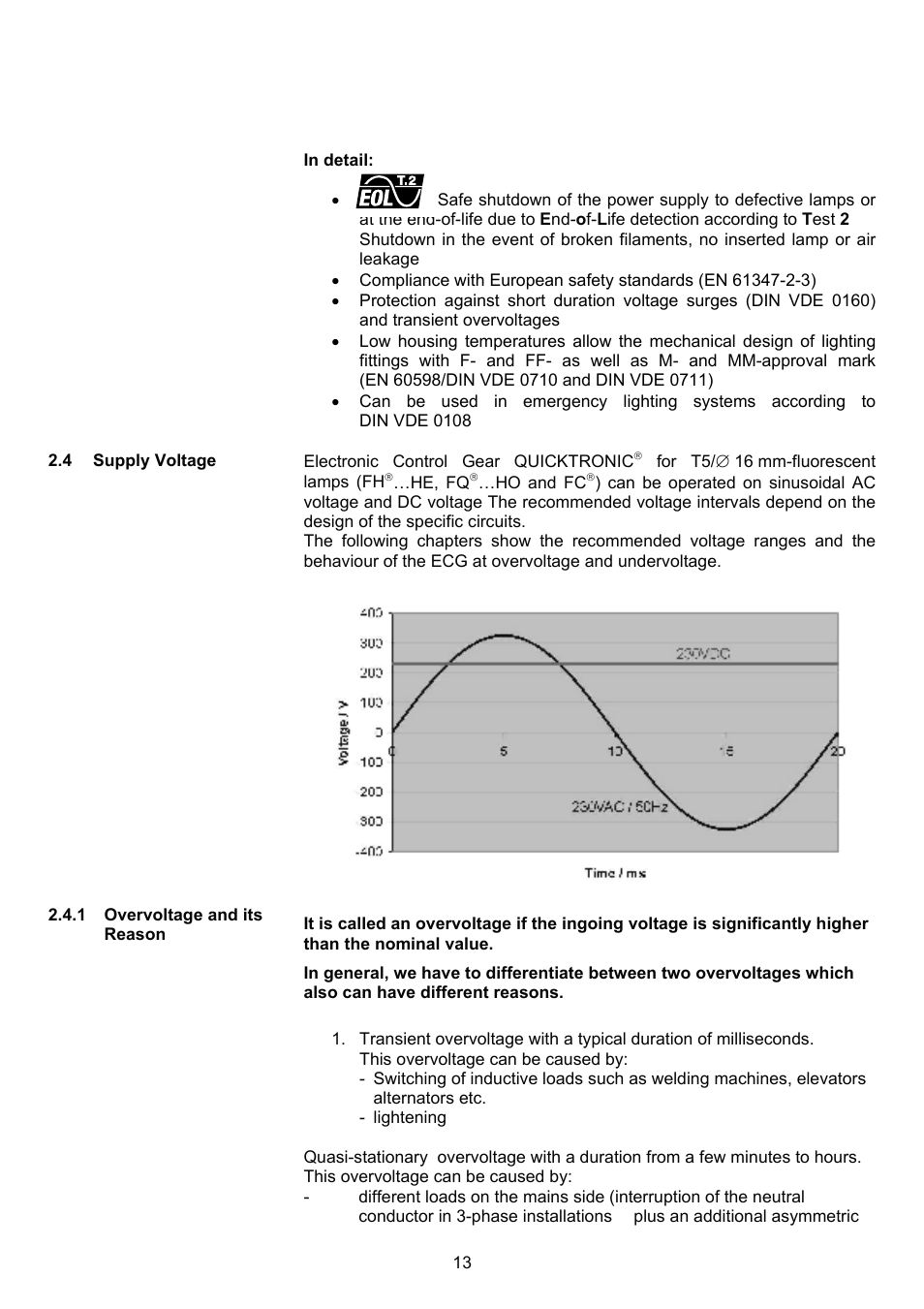 OSRAM QUICKTRONIC-M ECG for circular FL 16 mm User Manual | Page 14 / 93