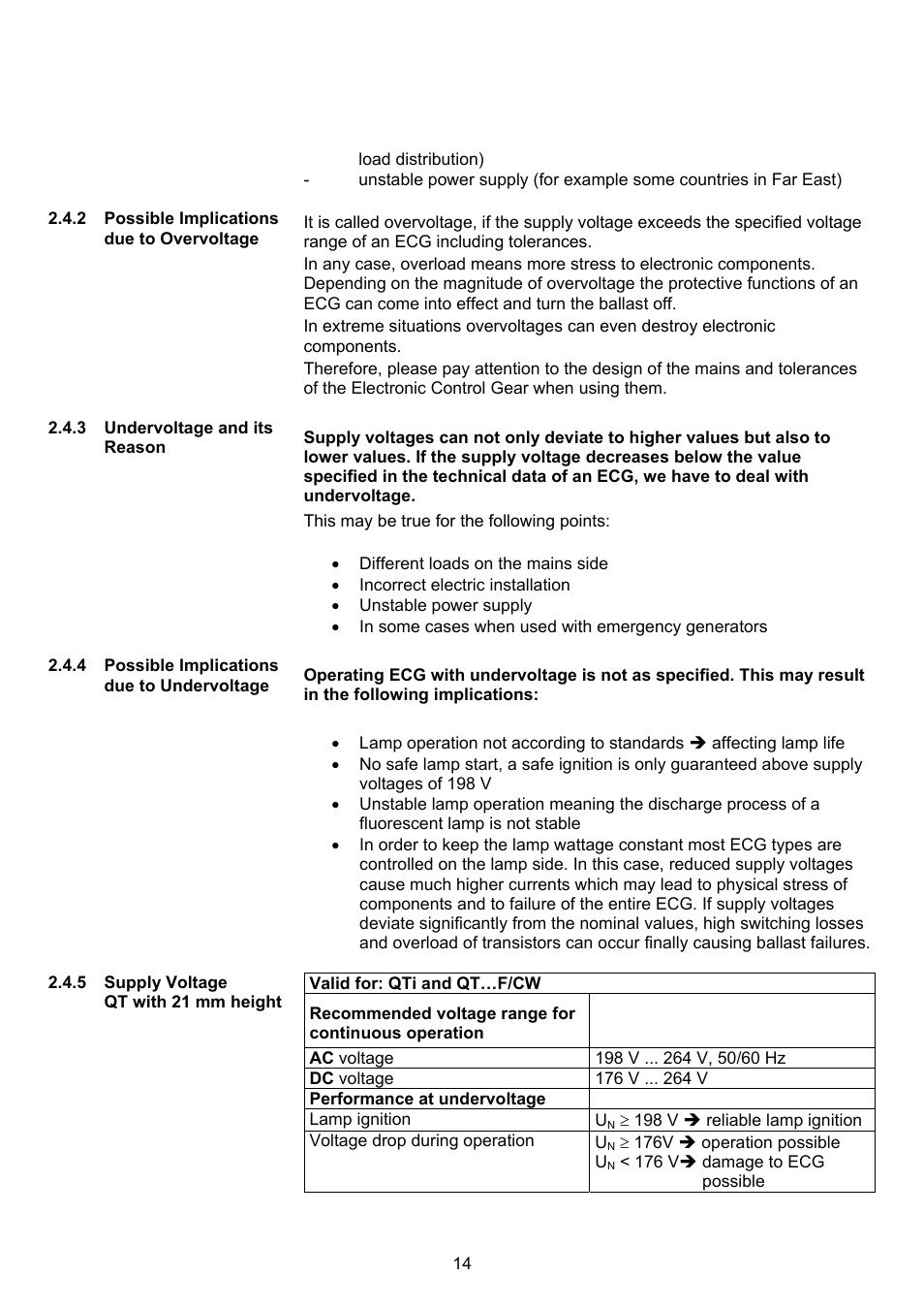 OSRAM QUICKTRONIC-M ECG for circular FL 16 mm User Manual | Page 15 / 93