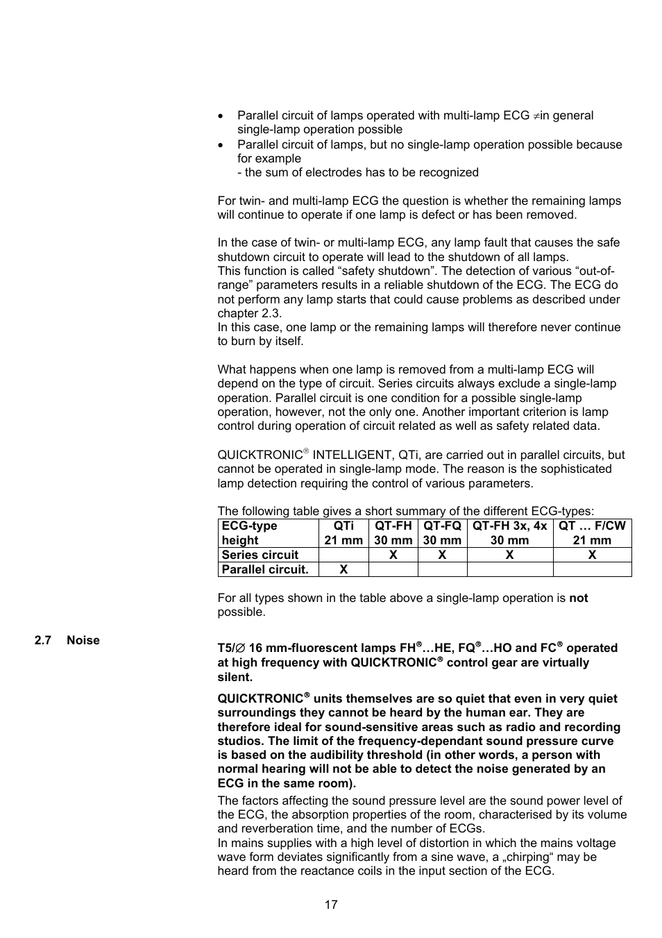 OSRAM QUICKTRONIC-M ECG for circular FL 16 mm User Manual | Page 18 / 93