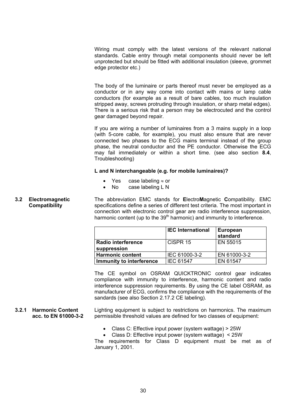 OSRAM QUICKTRONIC-M ECG for circular FL 16 mm User Manual | Page 31 / 93