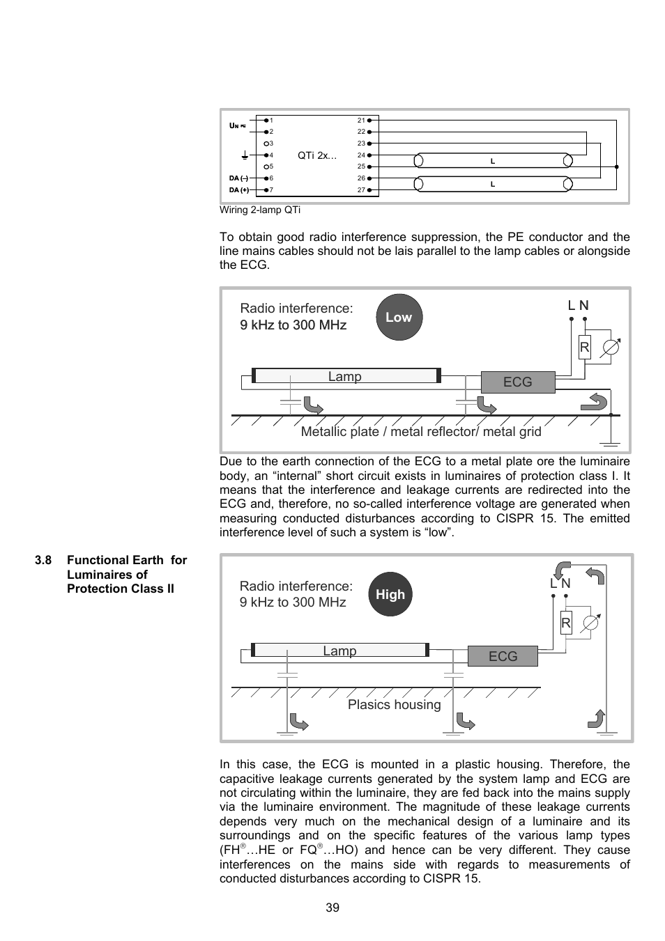 OSRAM QUICKTRONIC-M ECG for circular FL 16 mm User Manual | Page 40 / 93