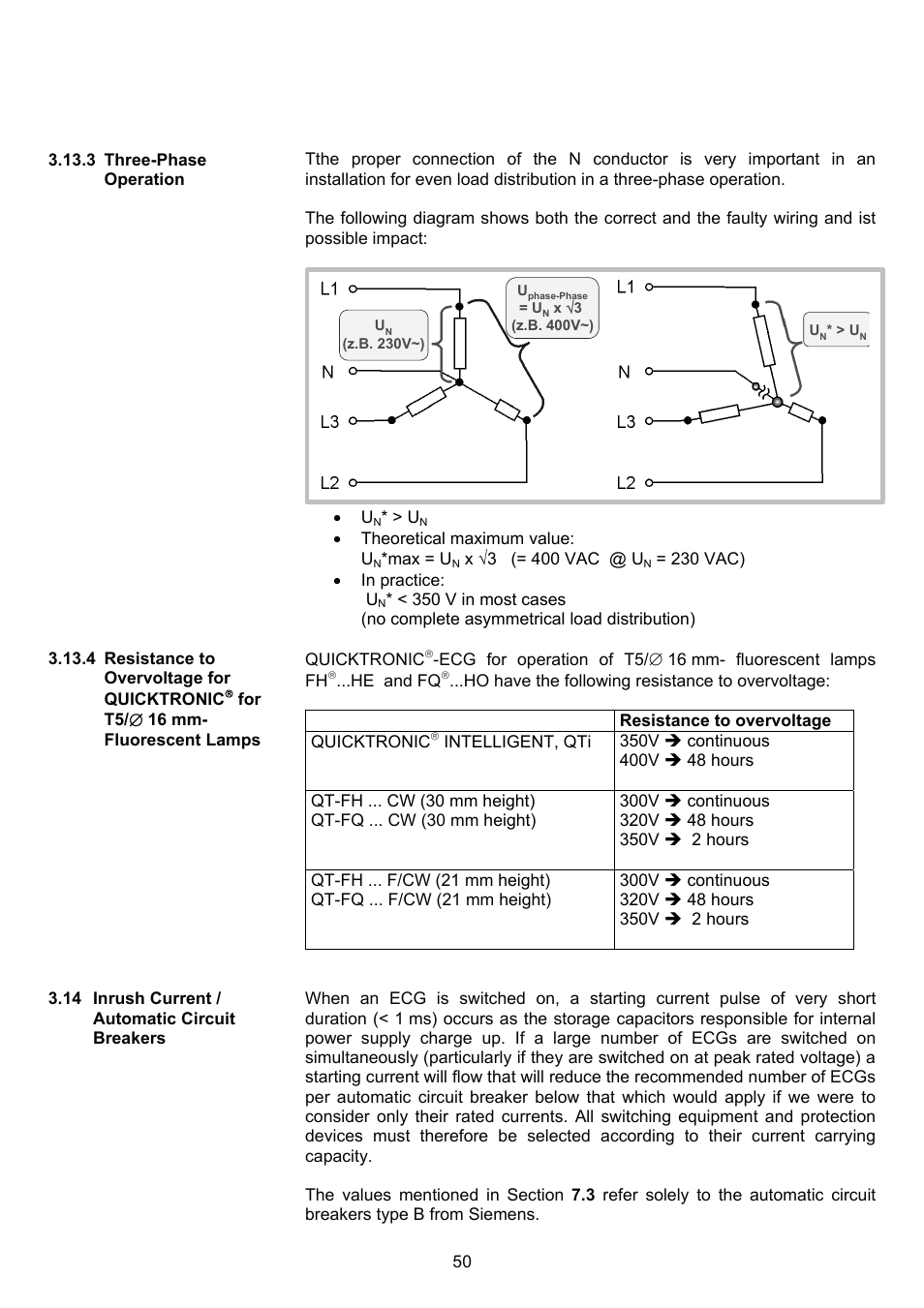 OSRAM QUICKTRONIC-M ECG for circular FL 16 mm User Manual | Page 51 / 93