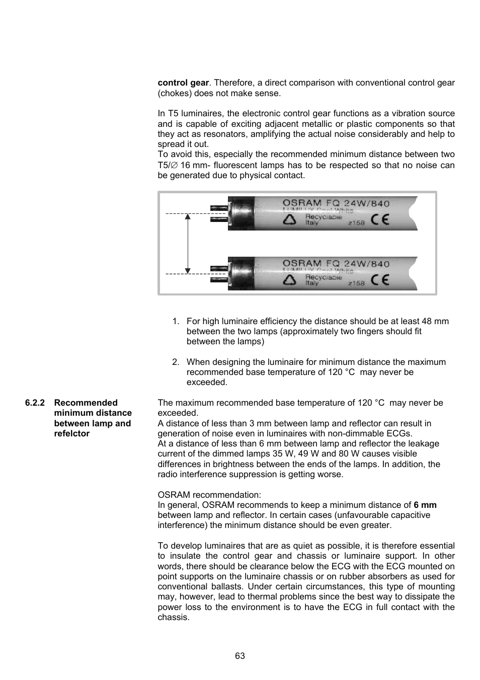 OSRAM QUICKTRONIC-M ECG for circular FL 16 mm User Manual | Page 64 / 93