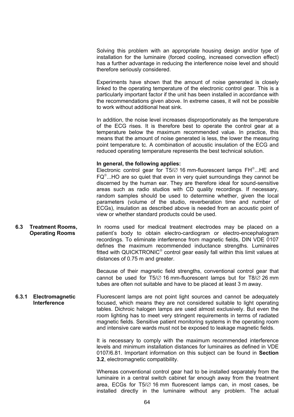 OSRAM QUICKTRONIC-M ECG for circular FL 16 mm User Manual | Page 65 / 93